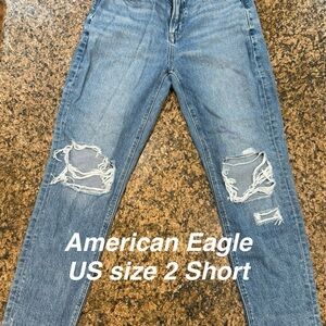 American Eagle Outfitters Classic Blue Mom Jeans